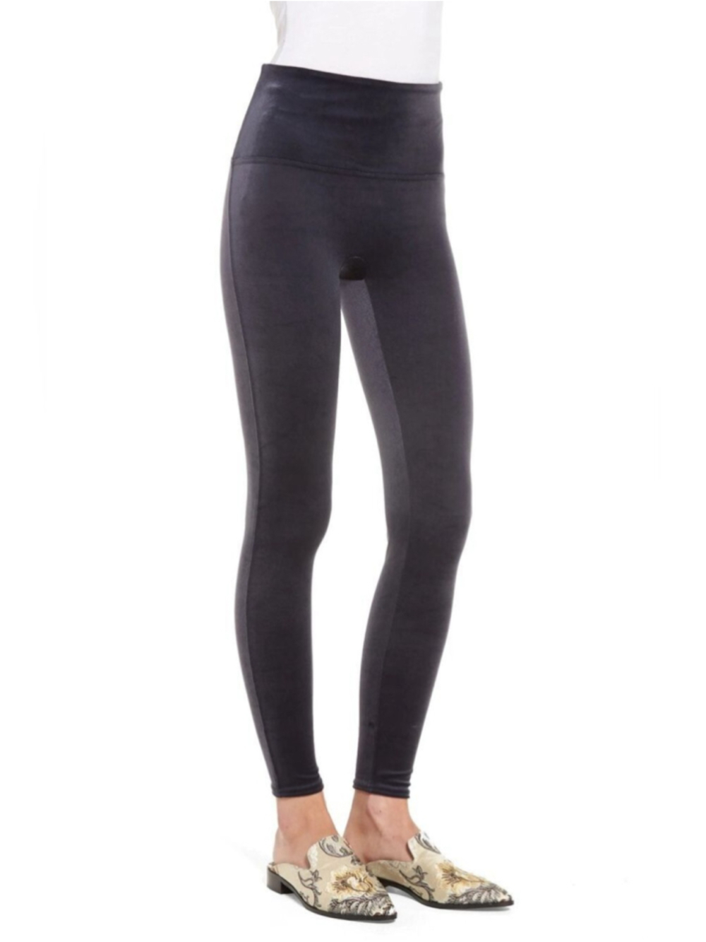 SPANX VELVET SHAPING LEGGINGS SIZE M